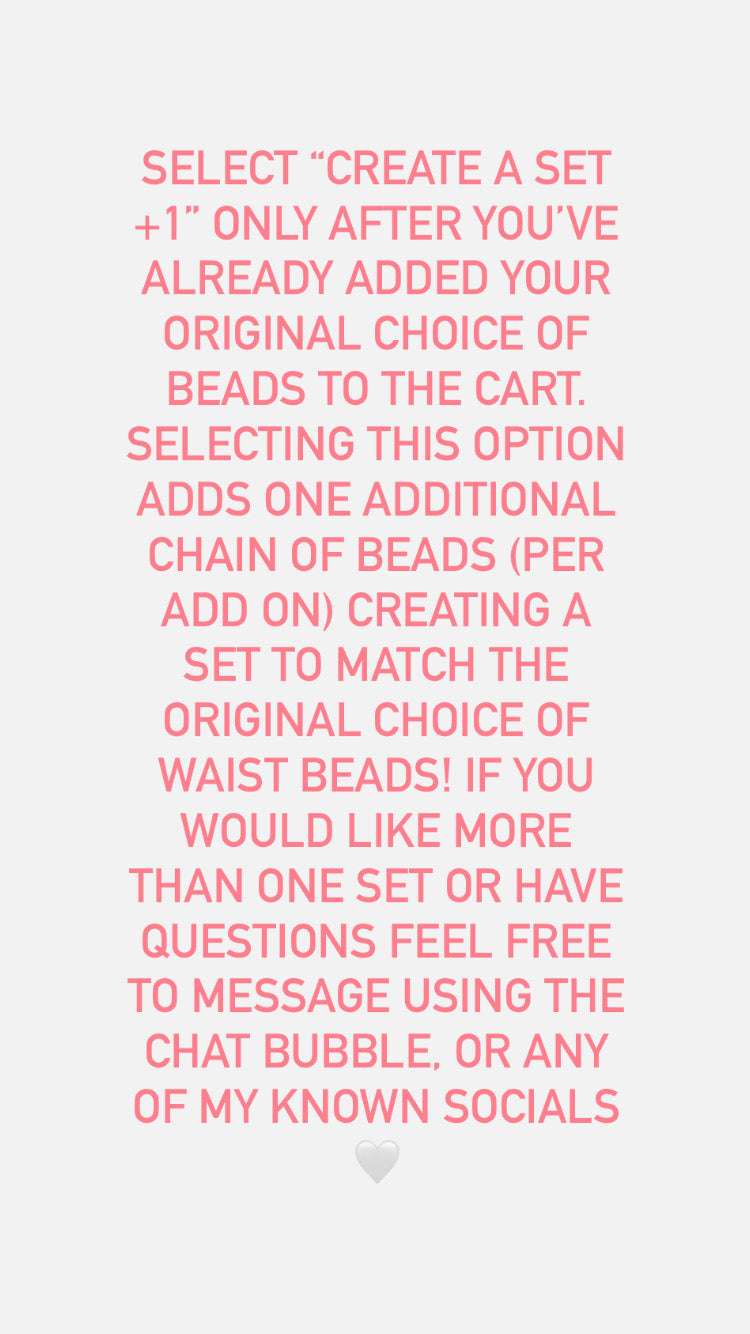 Waist Beads